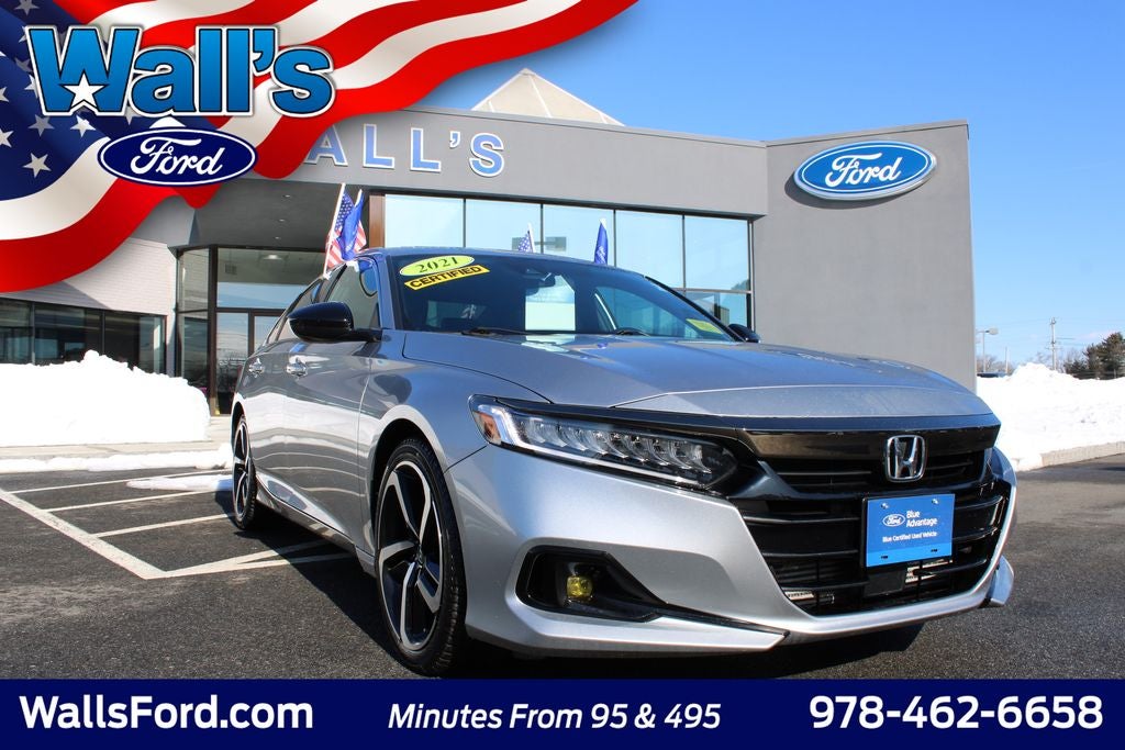 Used 2021 Honda Accord Sport with VIN 1HGCV2F30MA026451 for sale in Kansas City